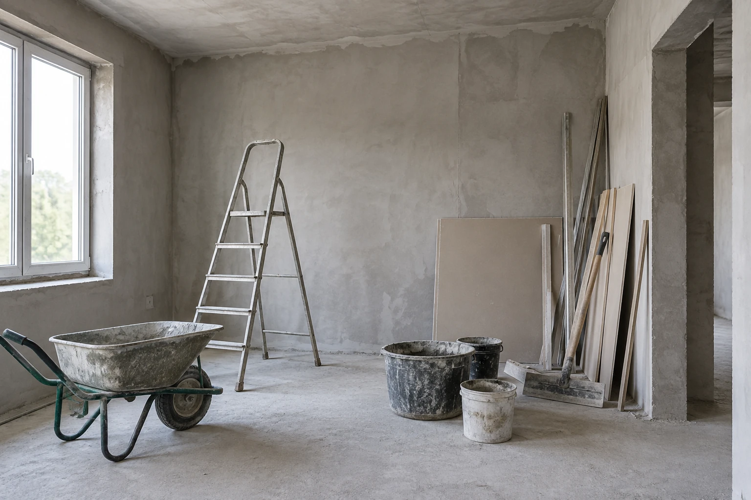 Herramientas para acabados de obra